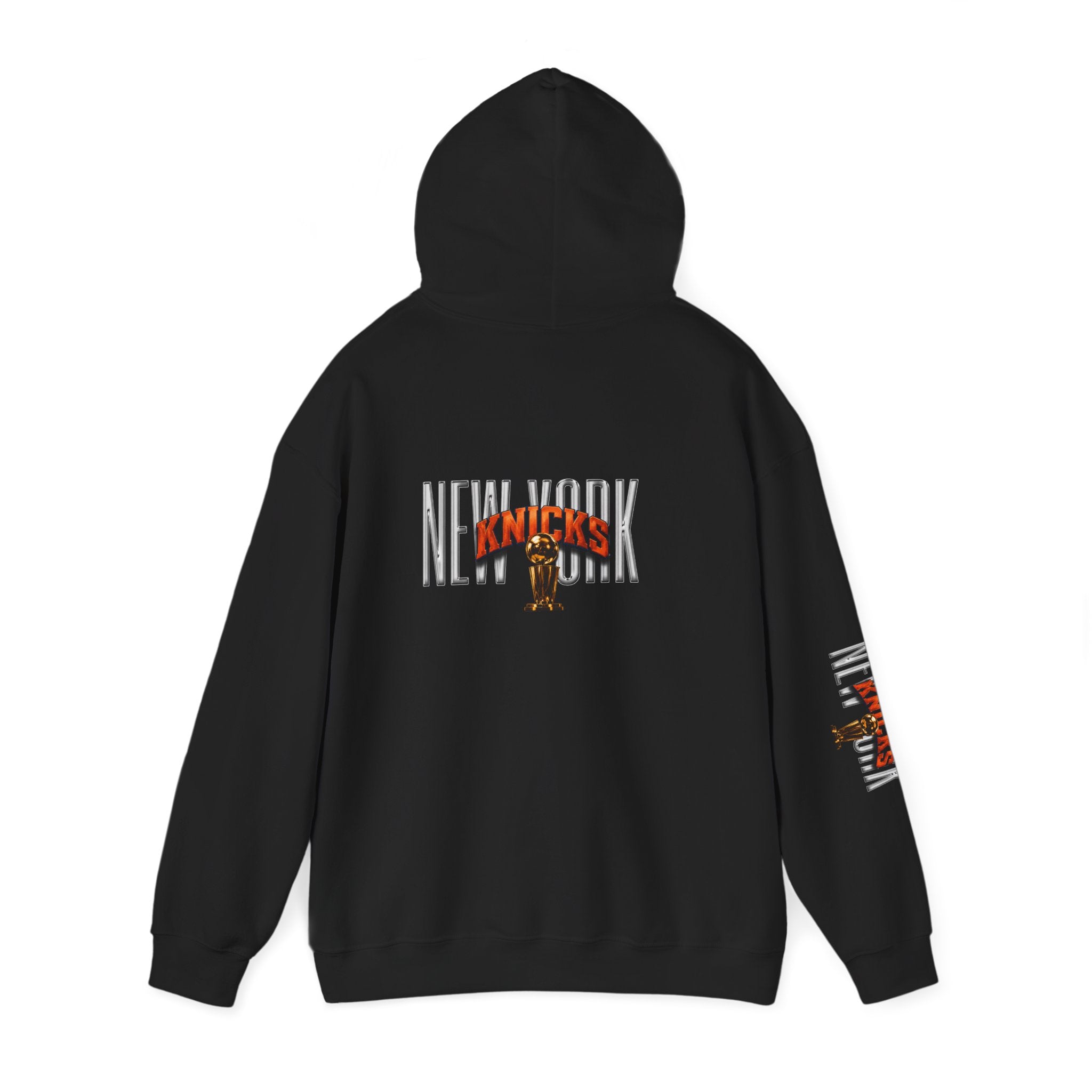 NY-K Retro Player Collage Hoodie — Basketball Fan Sweatshirt