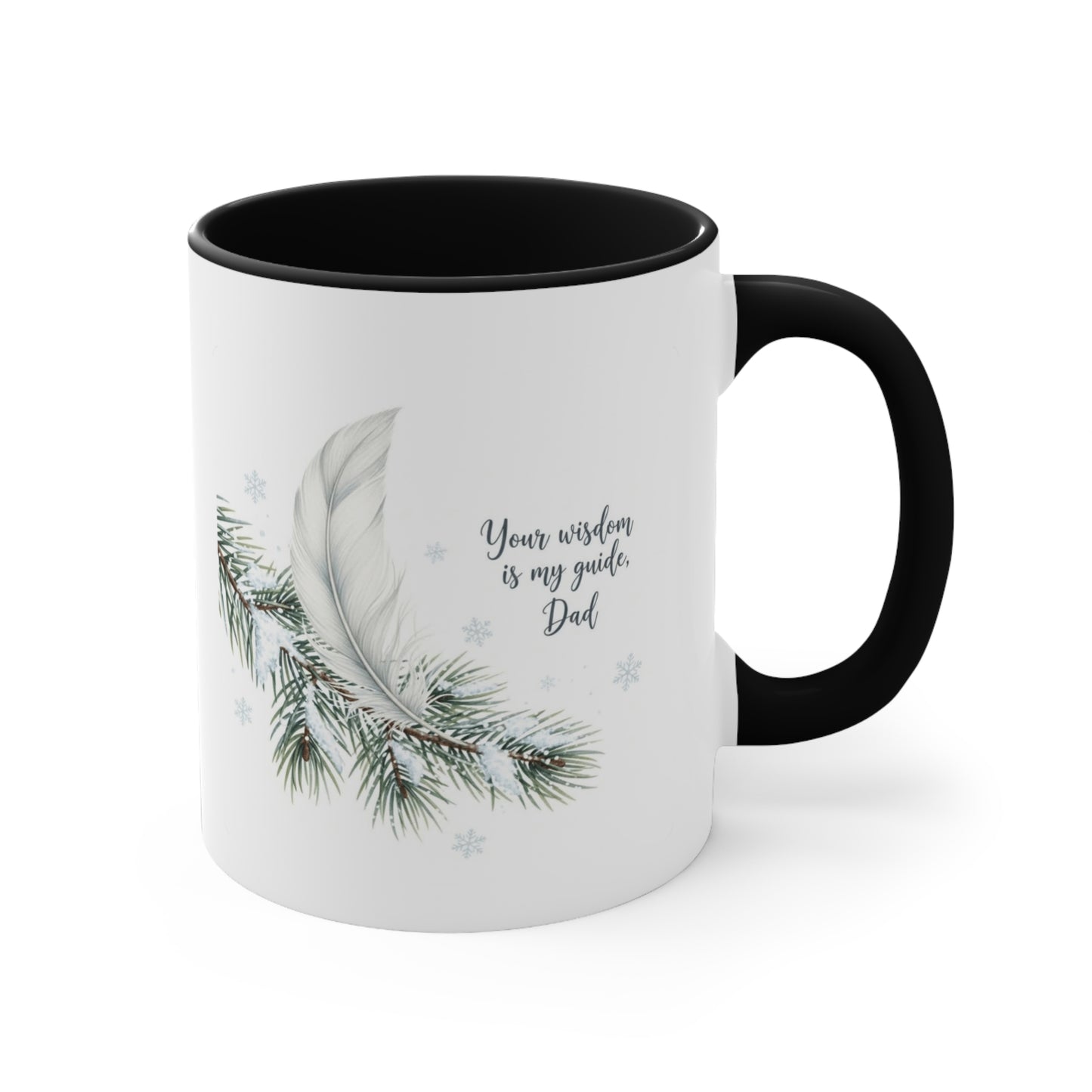 Holiday Mugs Christmas Gift Ideas Hot Cocoa & Coffee Cup Designs Inspirational Father's Day Mug with Feather Design