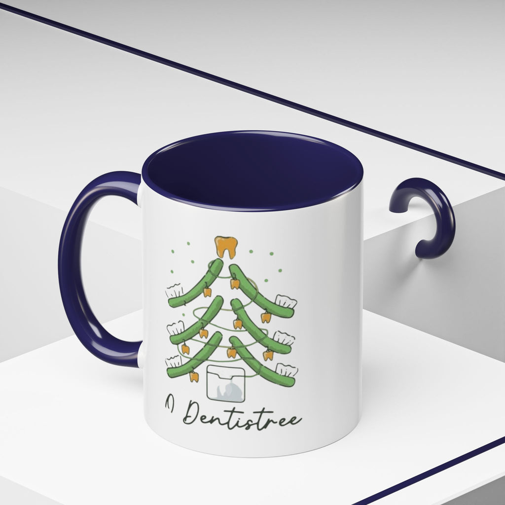 Dentist Christmas Mug - 'A Dentistree' Holiday Coffee Cup (11/15oz)
