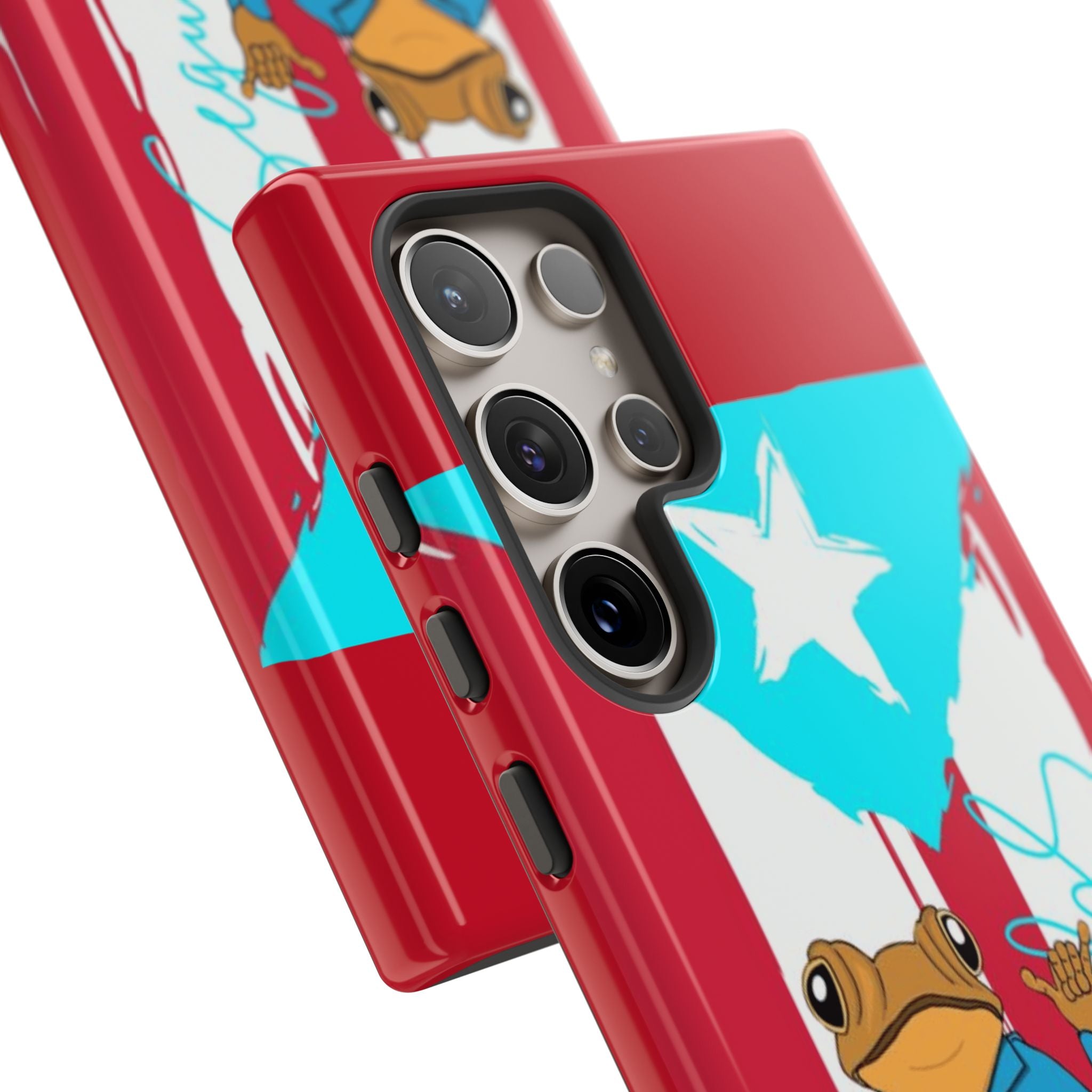 Puerto Rican Flag Frog Design ("Señorita Hops")Phone Case Isla del Encanto Phone Case – Puerto Rican Style