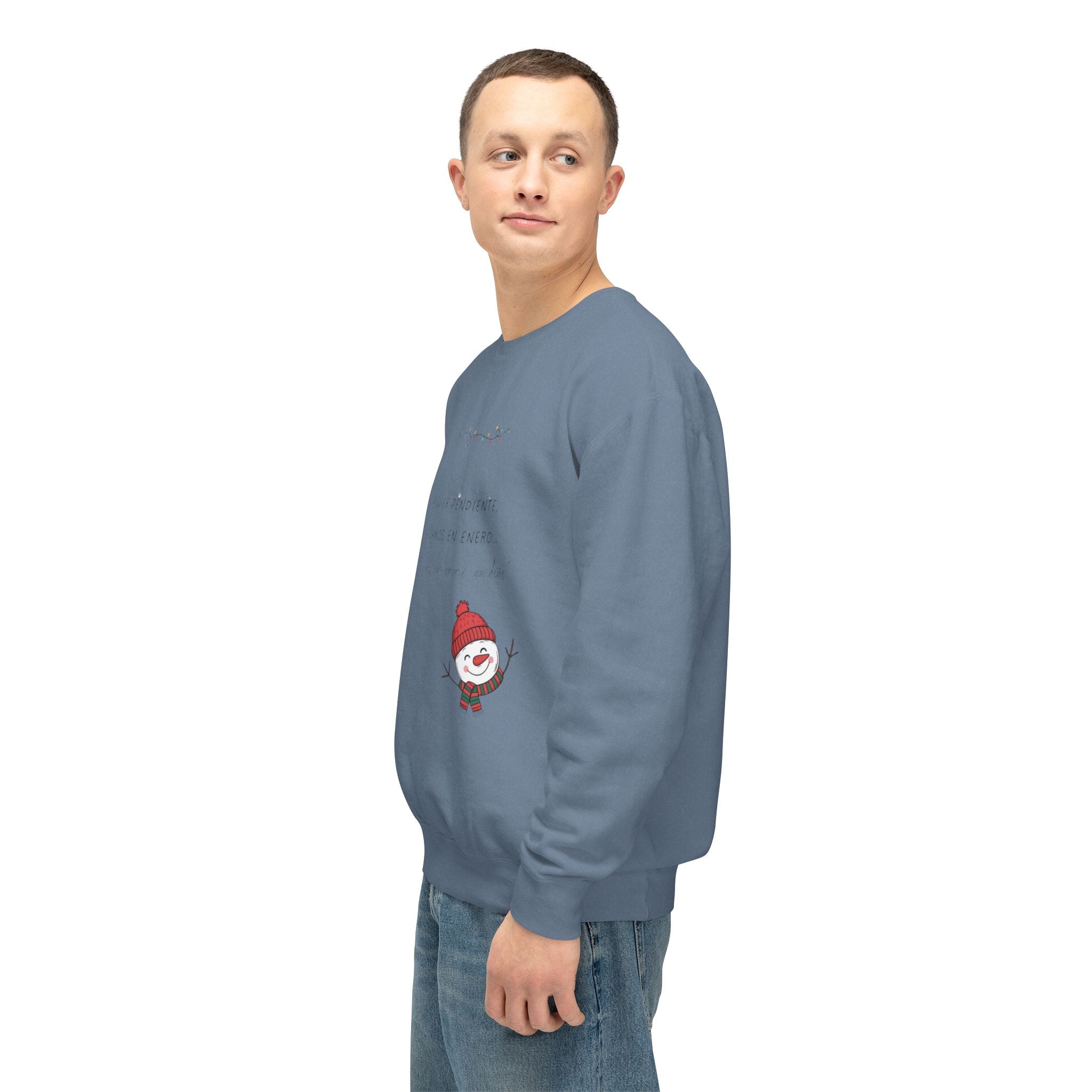 Snowman Crewneck Sweatshirt  Cute Holiday Snowman Pullover