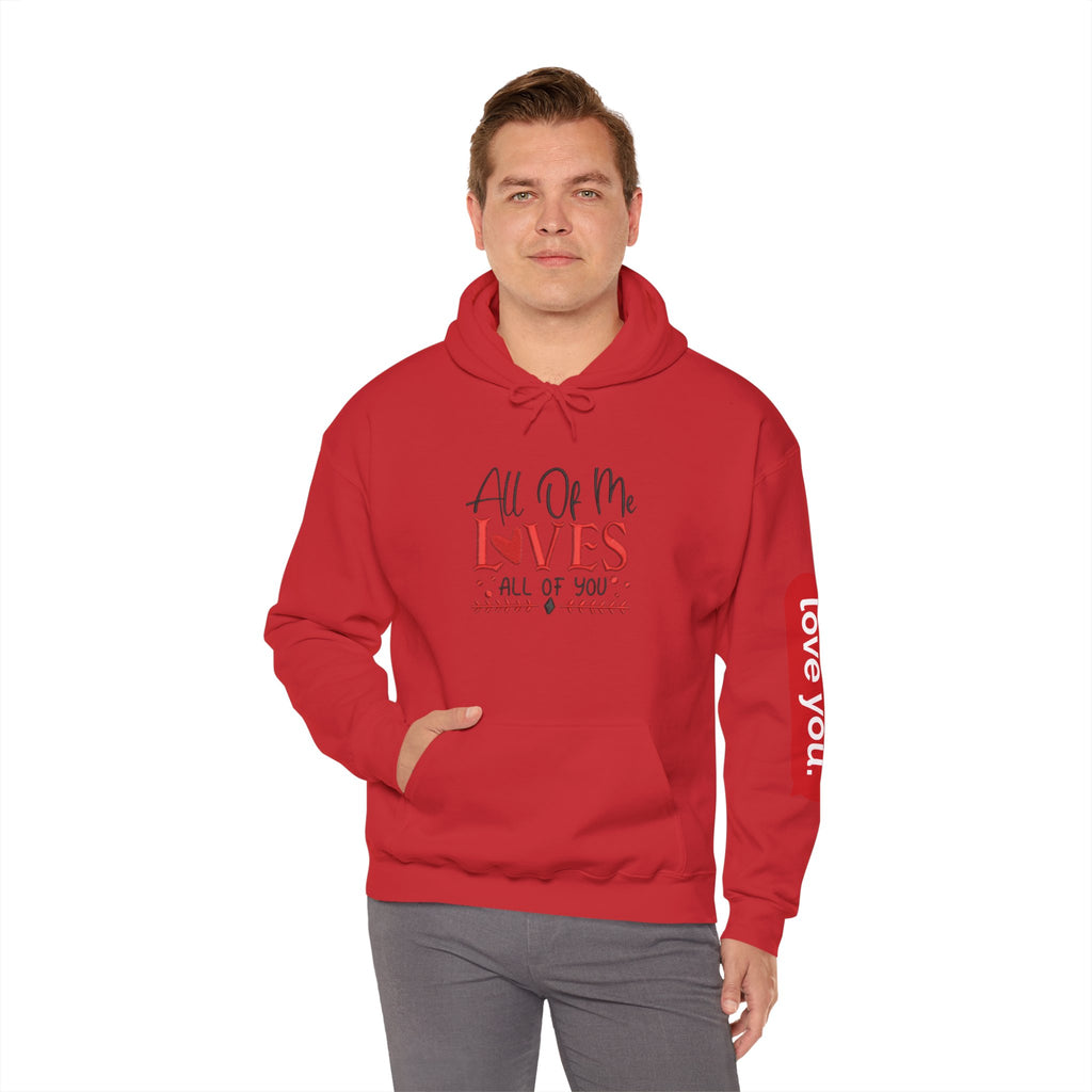 All Of Me Loves All Of You Hoodie  Romantic Valentine’s Day Pullover