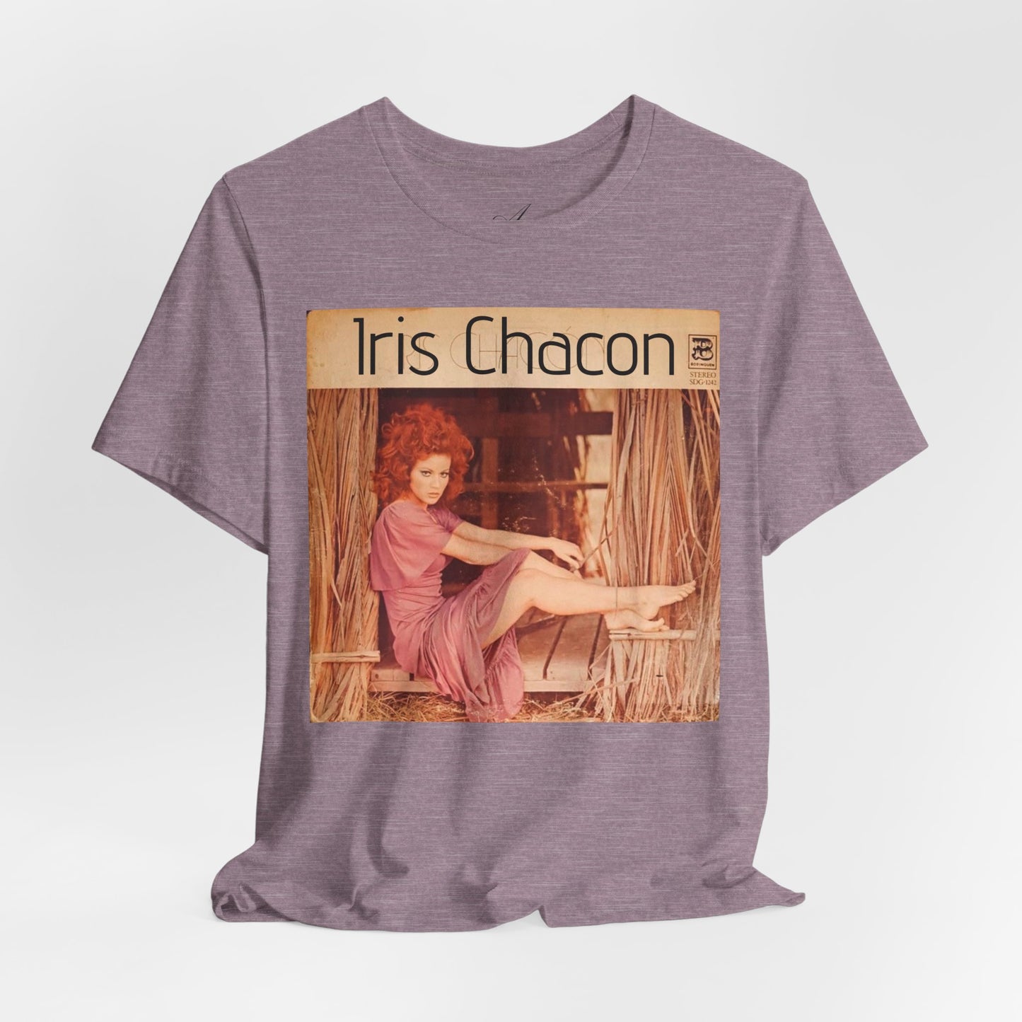 Retro Iris Chacon Unisex Tee, Vintage Music Shirt, Bohemian T-Shirt, Gift for Her, 90s Style Top