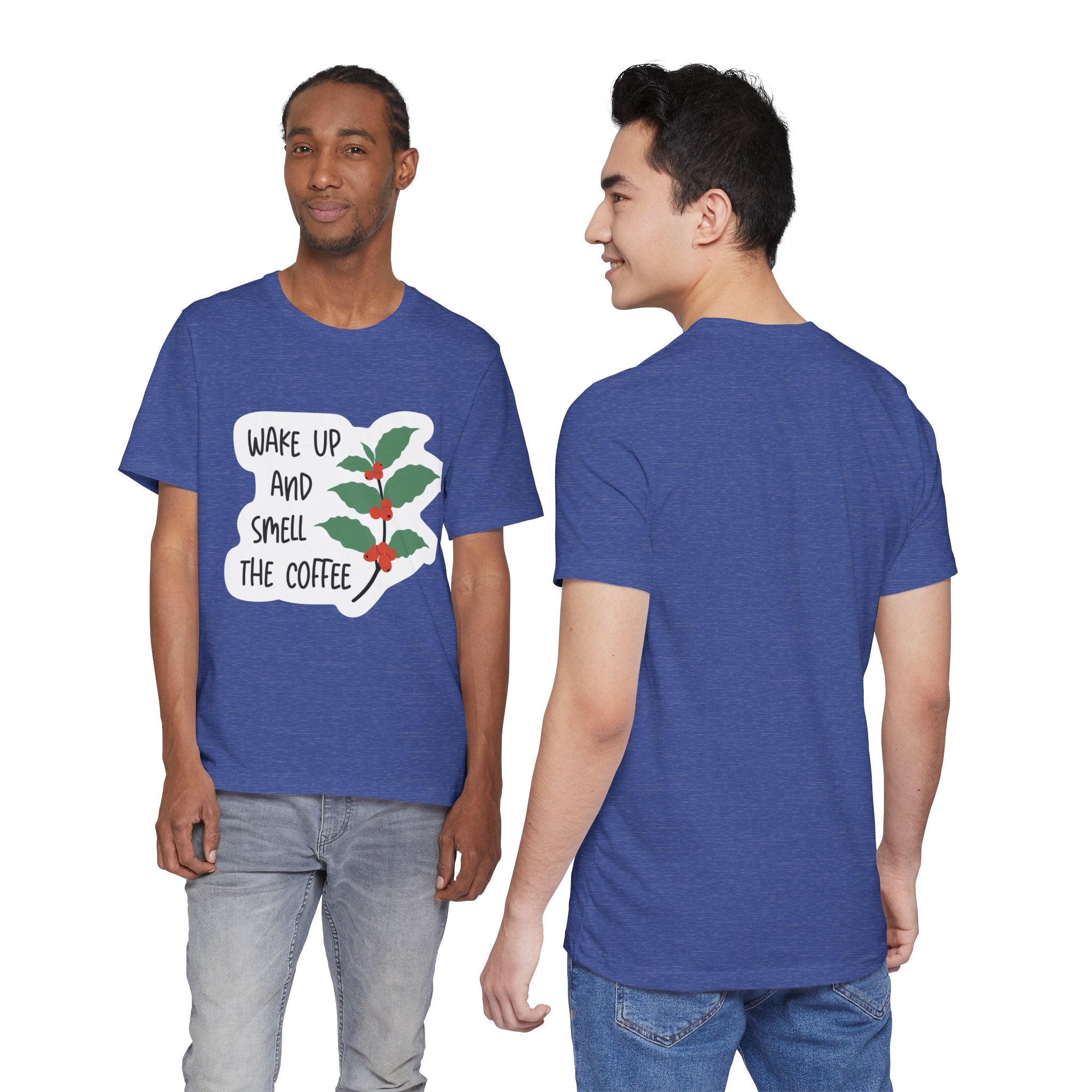 Wake Up and Smell the Coffee Tee  Coffee Plant Graphic T-Shirt