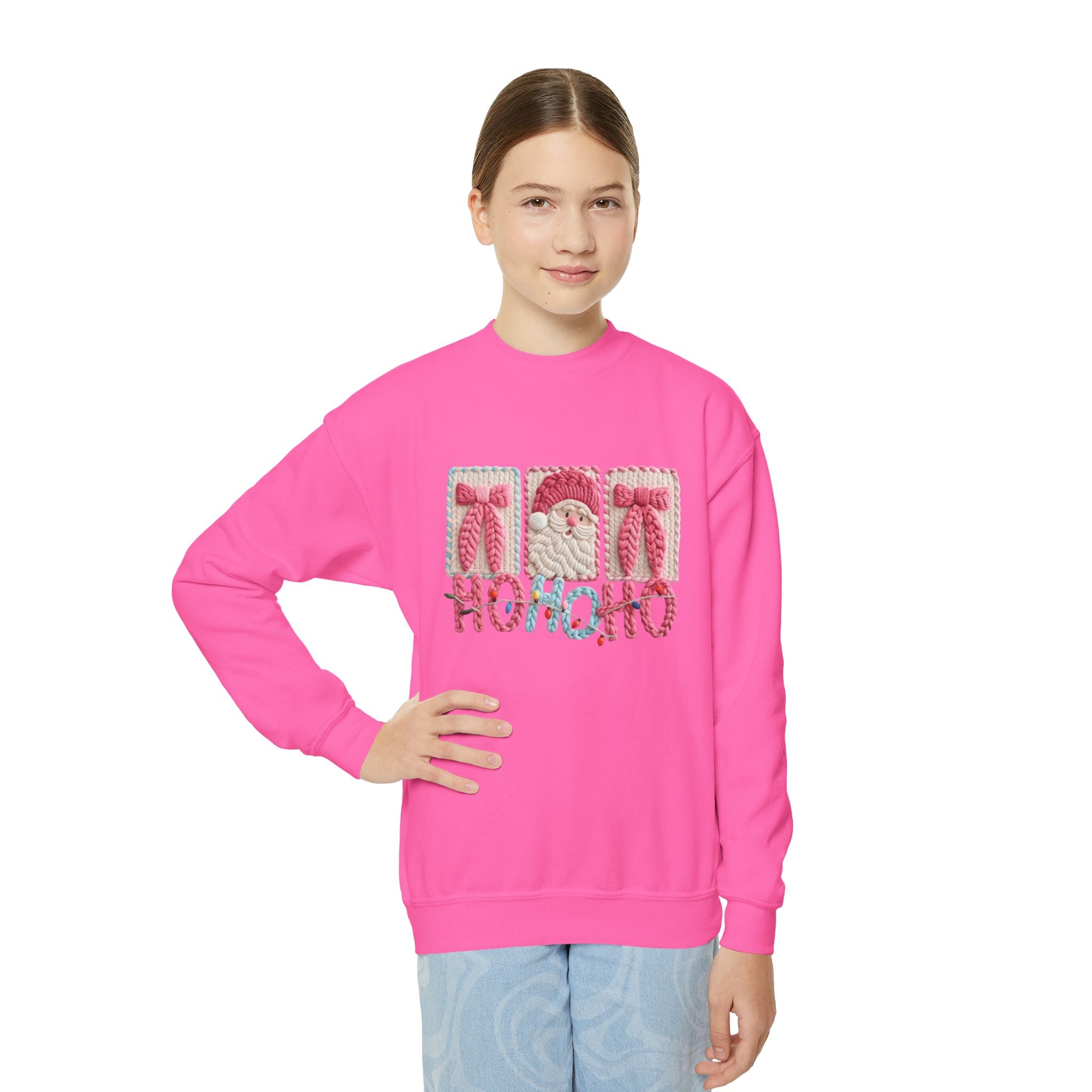 Youth Christmas 'HOHOHO' Crewneck Sweatshirt