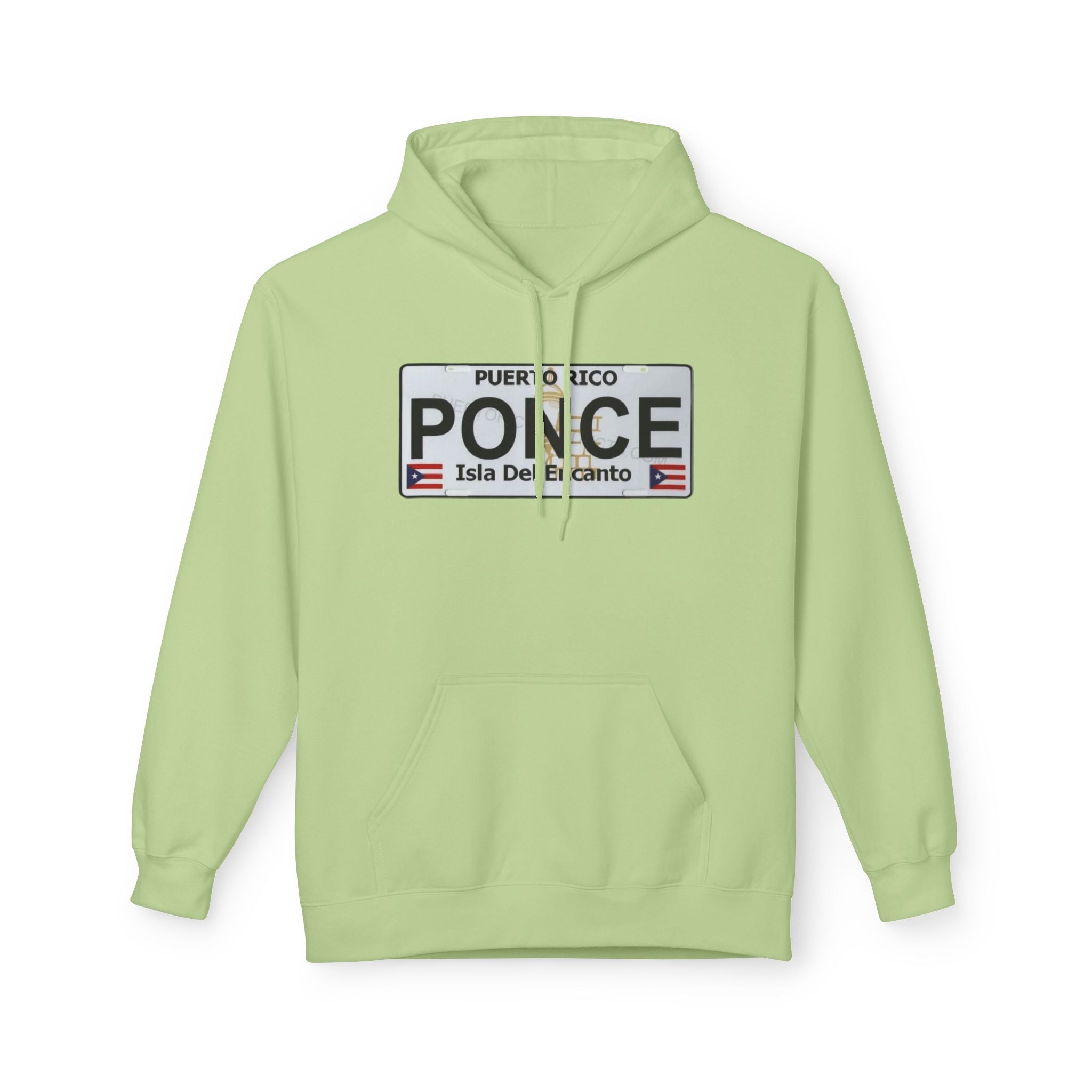 Ponce Puerto Rico License Plate Hoodie Isla Del Encanto Pullover