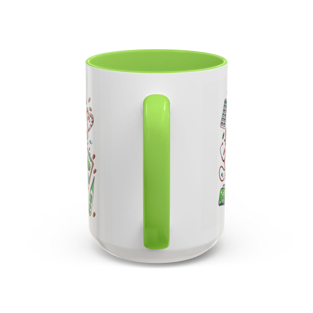 Nurse Elf Coffee Mug — Christmas Medical Holiday Gift (11oz & 15oz) Medical Christmas Mug