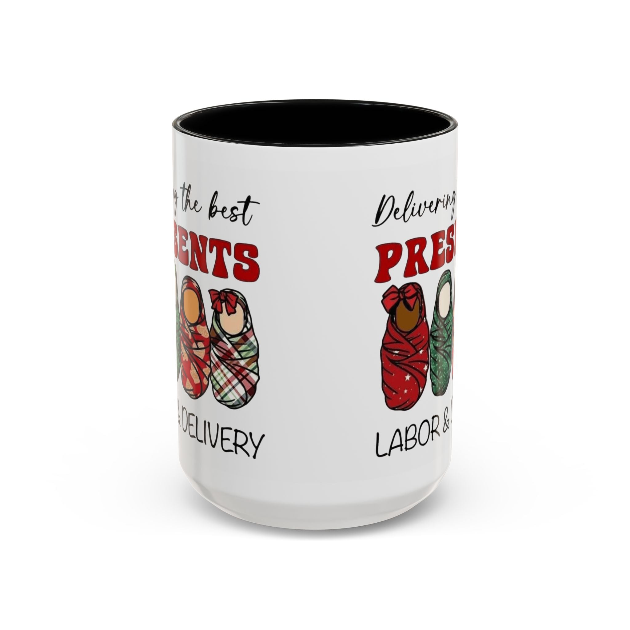 Christmas Presents Delivery Coffee Mug — "Delivering the Best Presents" Accent Mug Medical Christmas Mug,