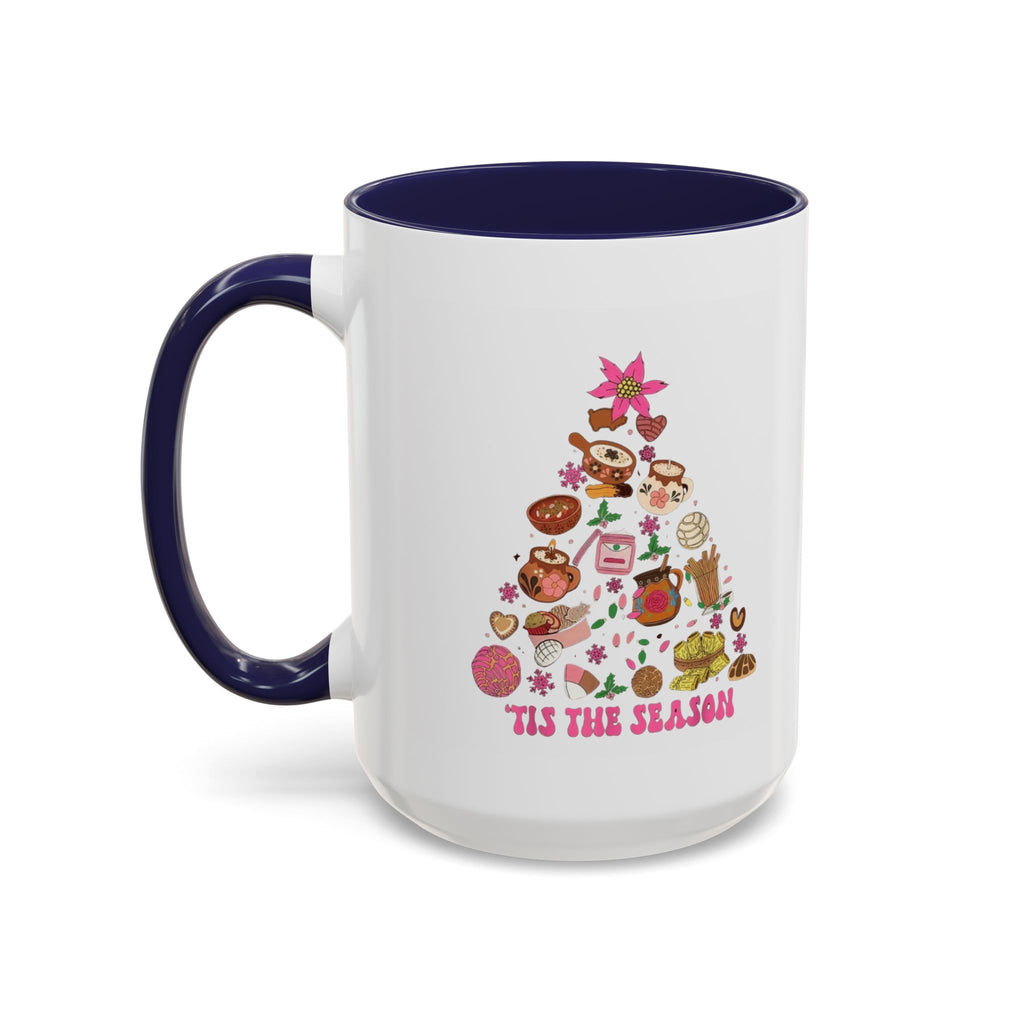Coffee Mug - 'Tis the Season' Holiday Cookie Tree Accent Mug (11/15oz)