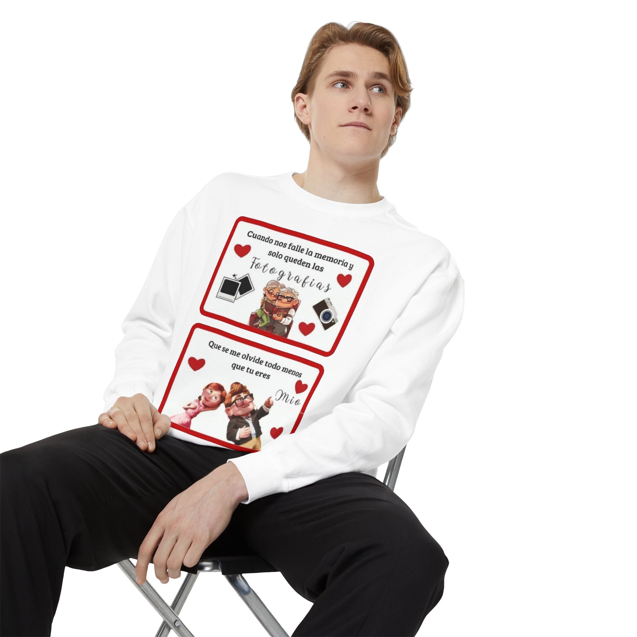 Valentine's Day Photo Collage  Romantico SAN VALENTÍN sweatshirt