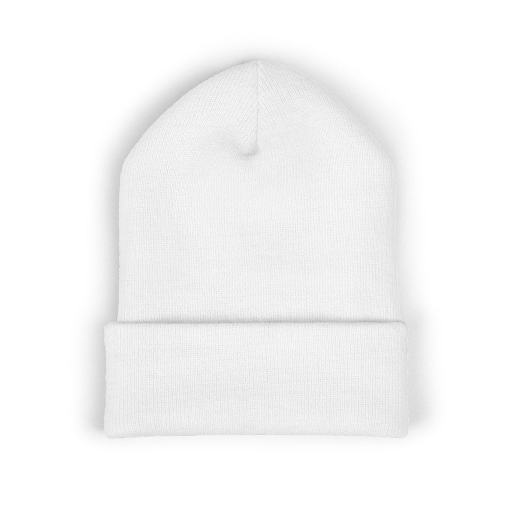 Embroidered 'Holi' Symbol Knit Hat Puerto Rico Beanie Hat – Boricua Pride Cuffed Winter Hat
