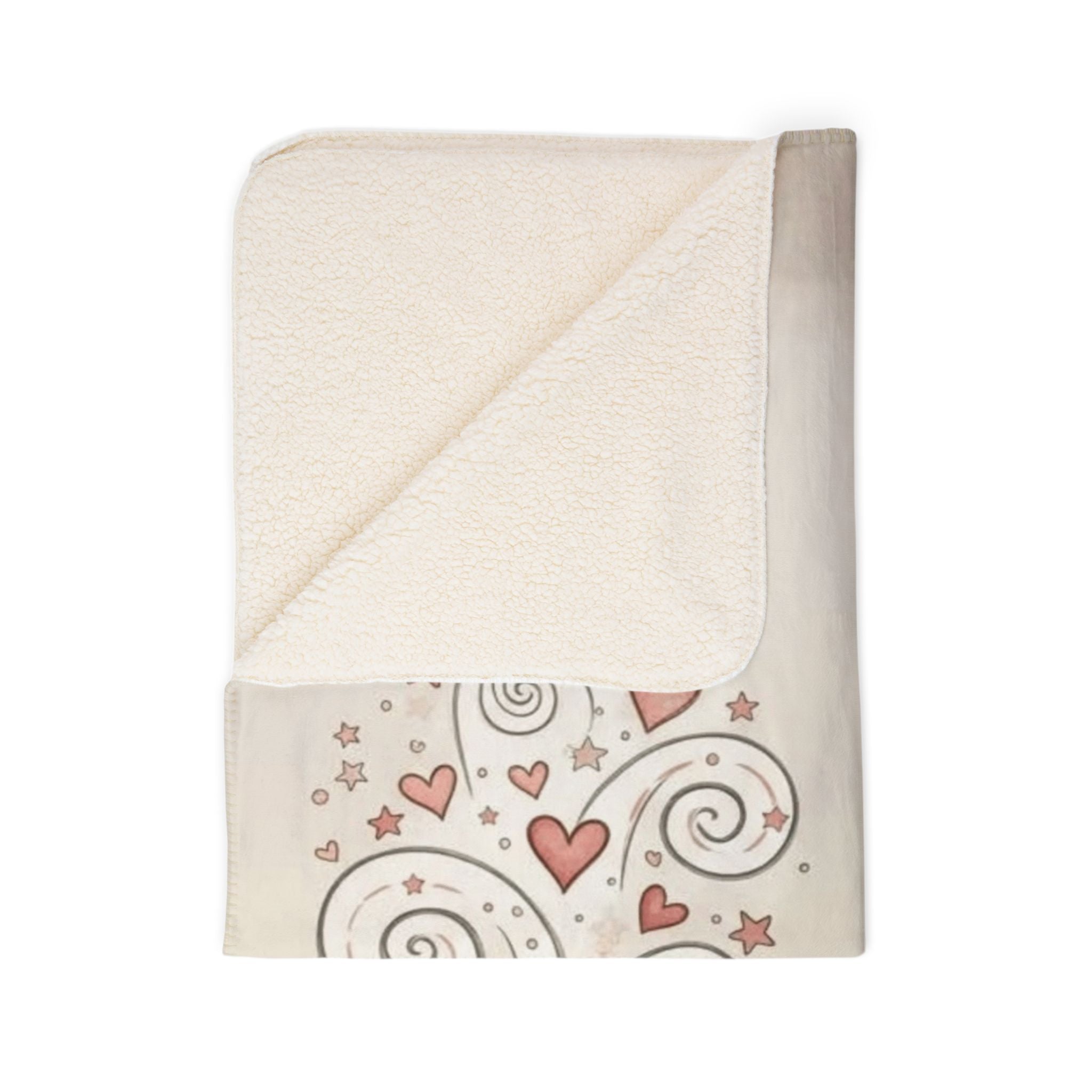 Christmas Tea Tribute Fleece Sherpa Blanket  "Mom" & "Dad" Cozy Holiday Message Holiday Christmas Blanket,