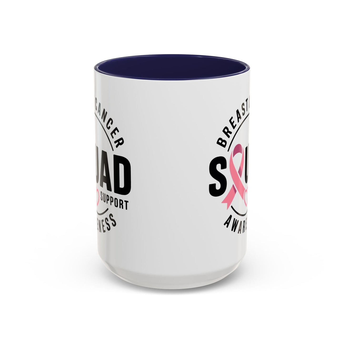 Breast Cancer Awareness Coffee Mug - Support Your Squad