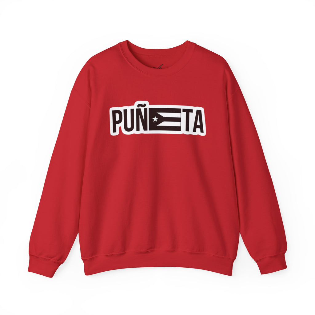 Puñeta Sweatshirt  Puerto Rican Flag Graphic Crewneck