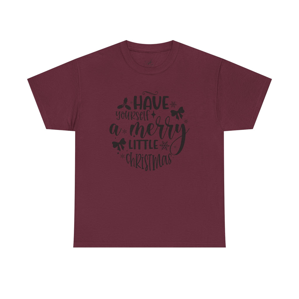 Merry Christmas Cotton Tee Holiday Graphic Tees & Cozy Festive Wear