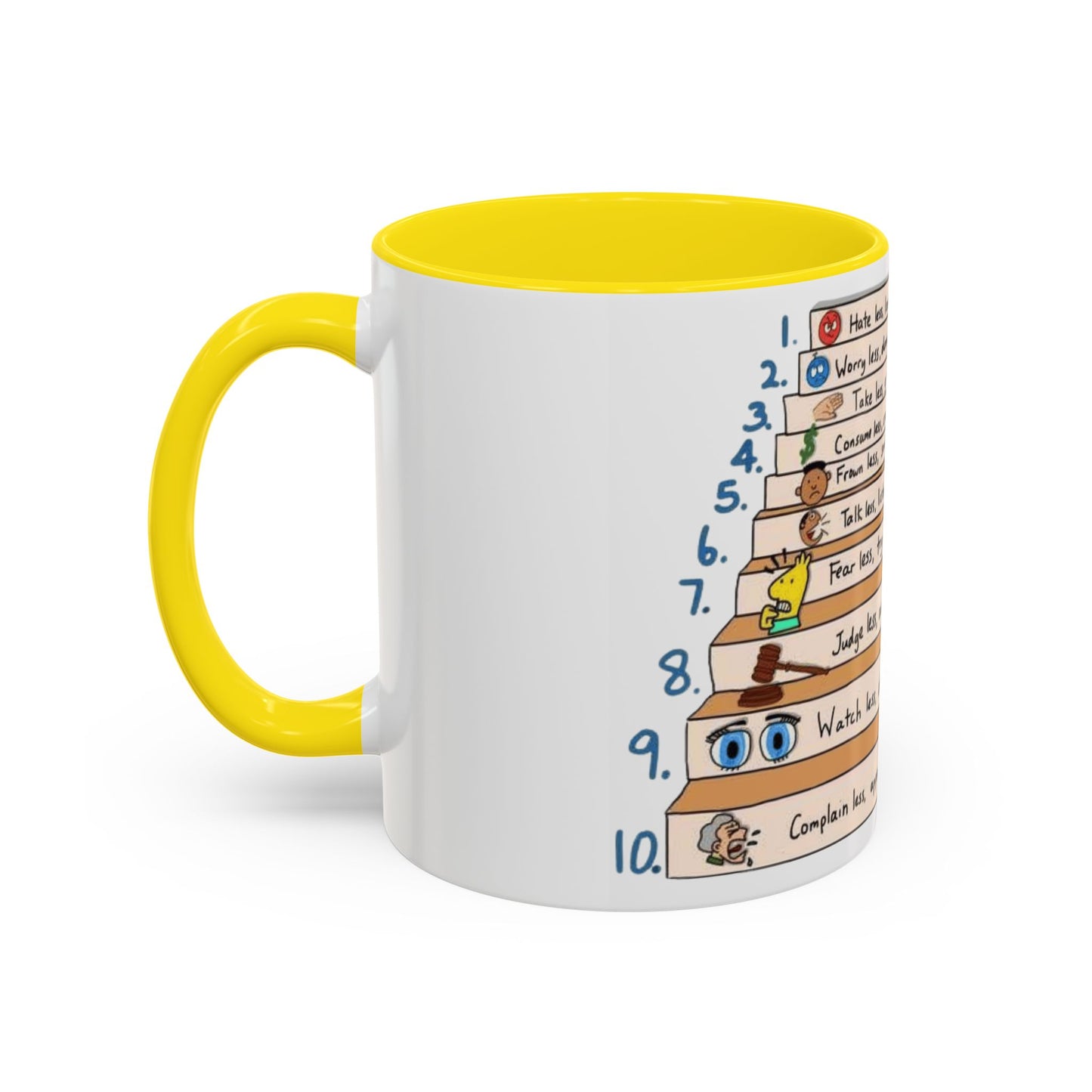 ☕ Start Your Day with Meaning Motivational Gift, Self-Care Mug, Unique Home Decor, Joyful Drinkware