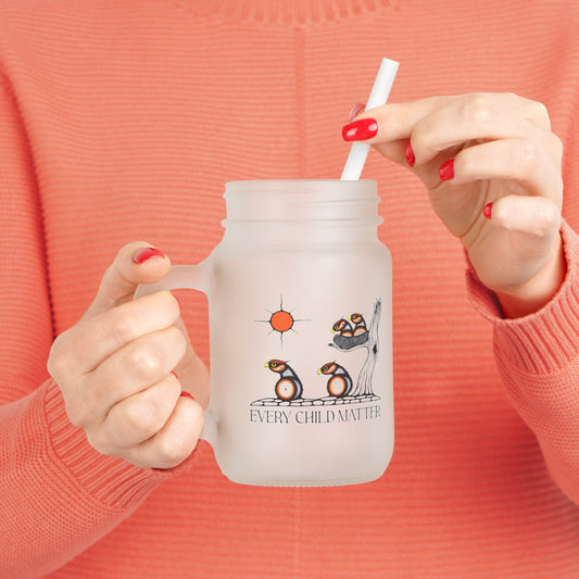 Every Child Matters Mason Jar with Straw