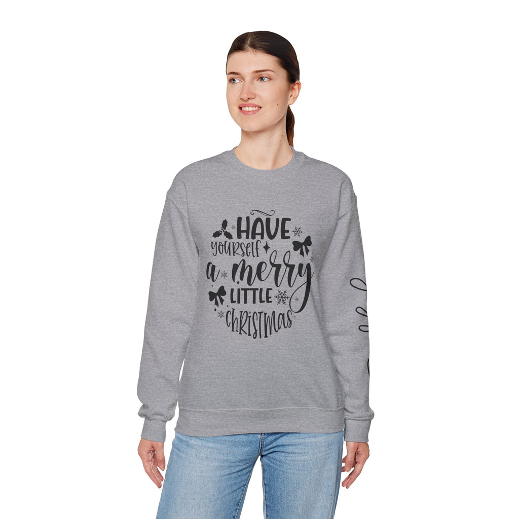 Xmas Shirts & Sweaters | Funny, Cute & Classic Christmas Designs Merry Christmas Crewneck Sweatshirt - Cozy Unisex Holiday Apparel