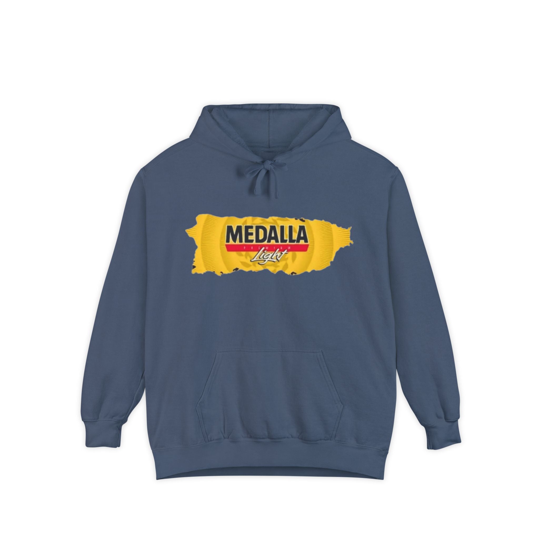 Medalla Light Logo Hoodie Vintage Beer Brand Pullover Puerto Rico Navidade