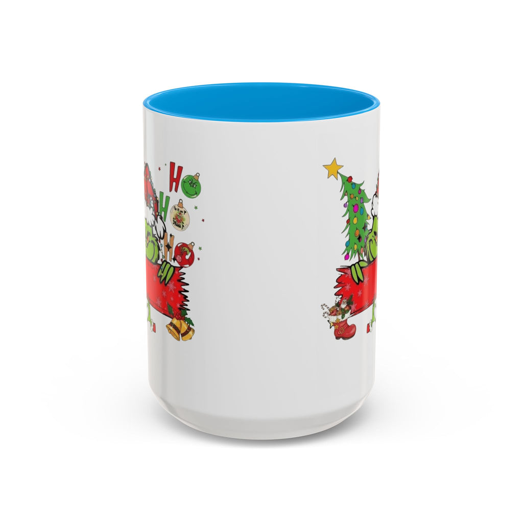 Christmas Grinch Mug (11oz & 15oz)  Funny Holiday Coffee Cup with Grinch Illustration Christmas Mugs Collection!