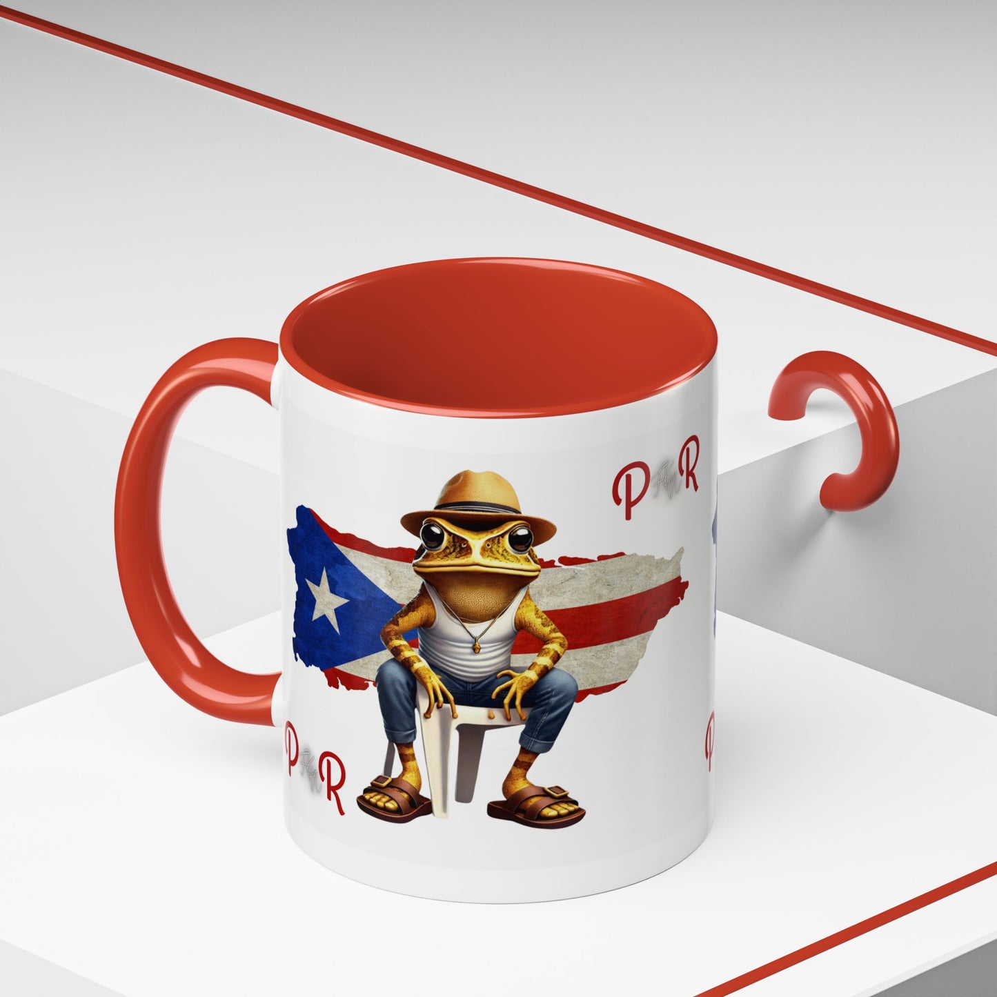 Puerto Rican Heritage Mugs with Unique Designs" Accent Coffee Mug (11, 15oz)