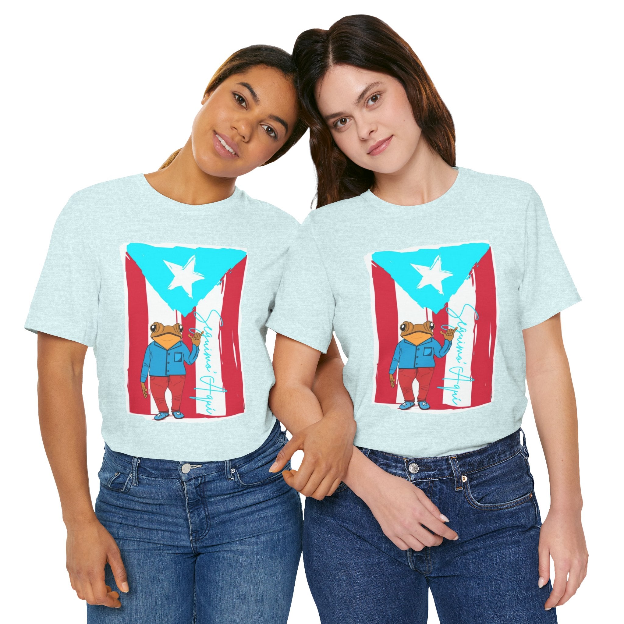 Puerto Rican Coqui Flag T‑Shirt  Boricua Pride Tee