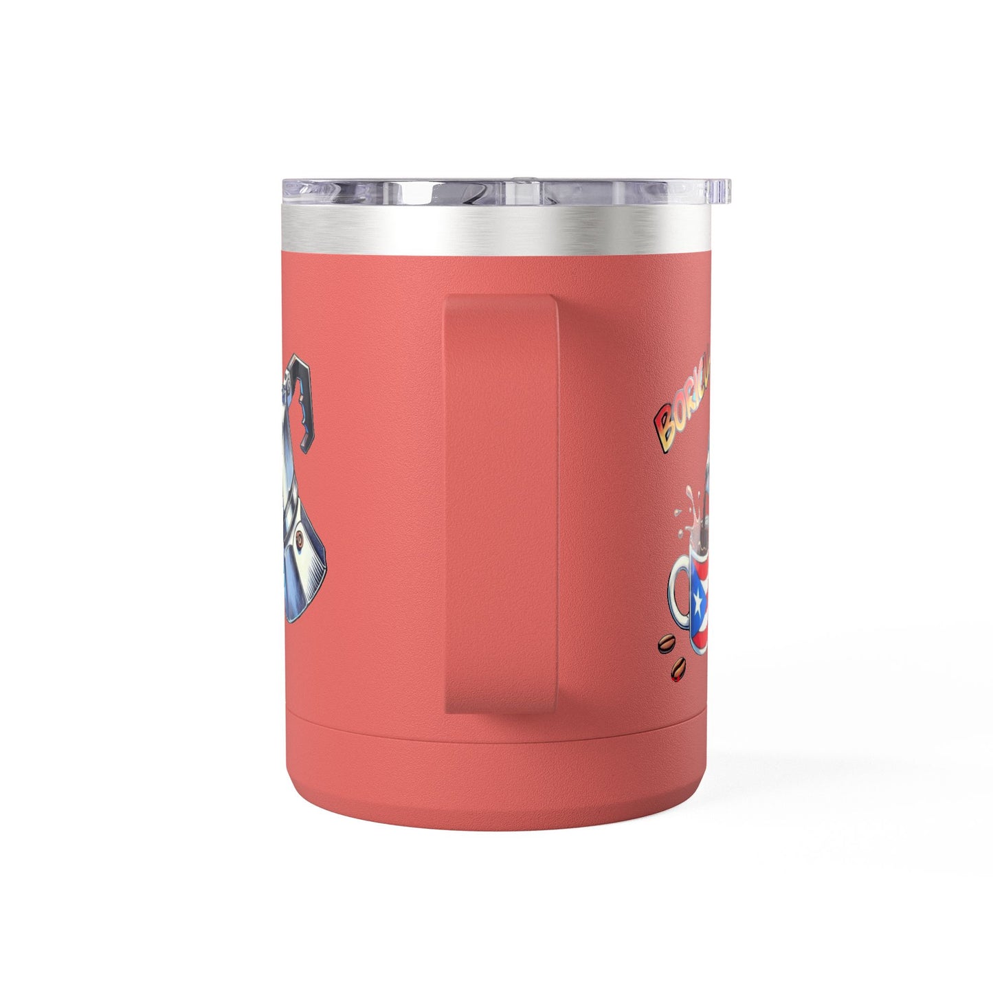 Puerto Rican Coffee Mug Tumbler, 15oz | Great Gift for Coffee Lovers, Unique Kitchen Decor, Perfect for Birthdays & Holidays