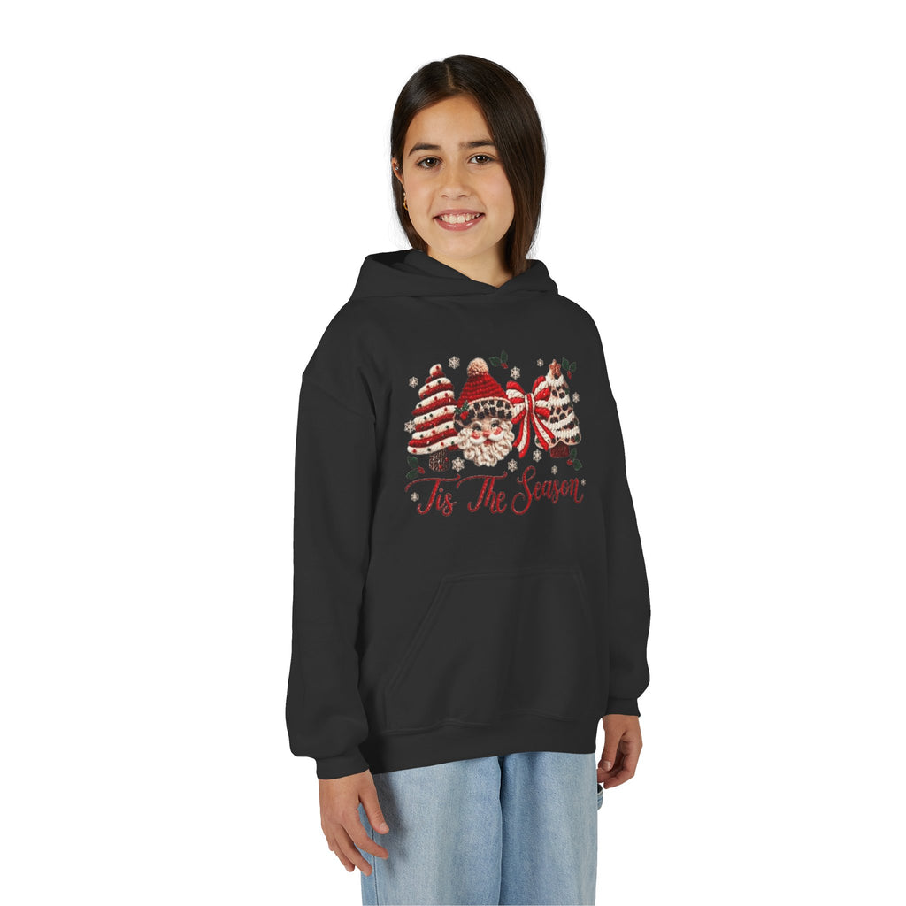 Youth Hoodie  Grinch Christmas Scene with 'Maybe Christmas' Quote