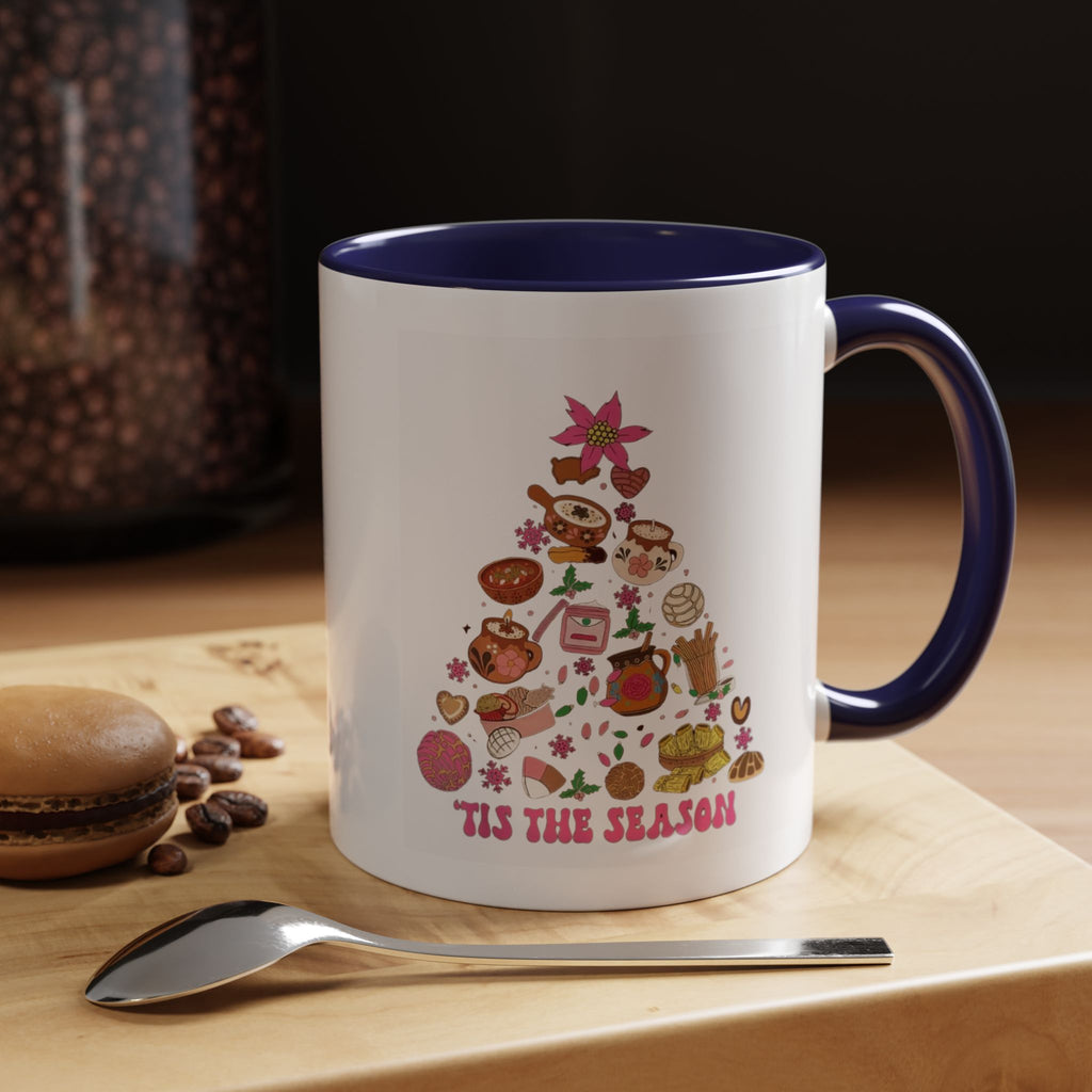 Coffee Mug - 'Tis the Season' Holiday Cookie Tree Accent Mug (11/15oz)