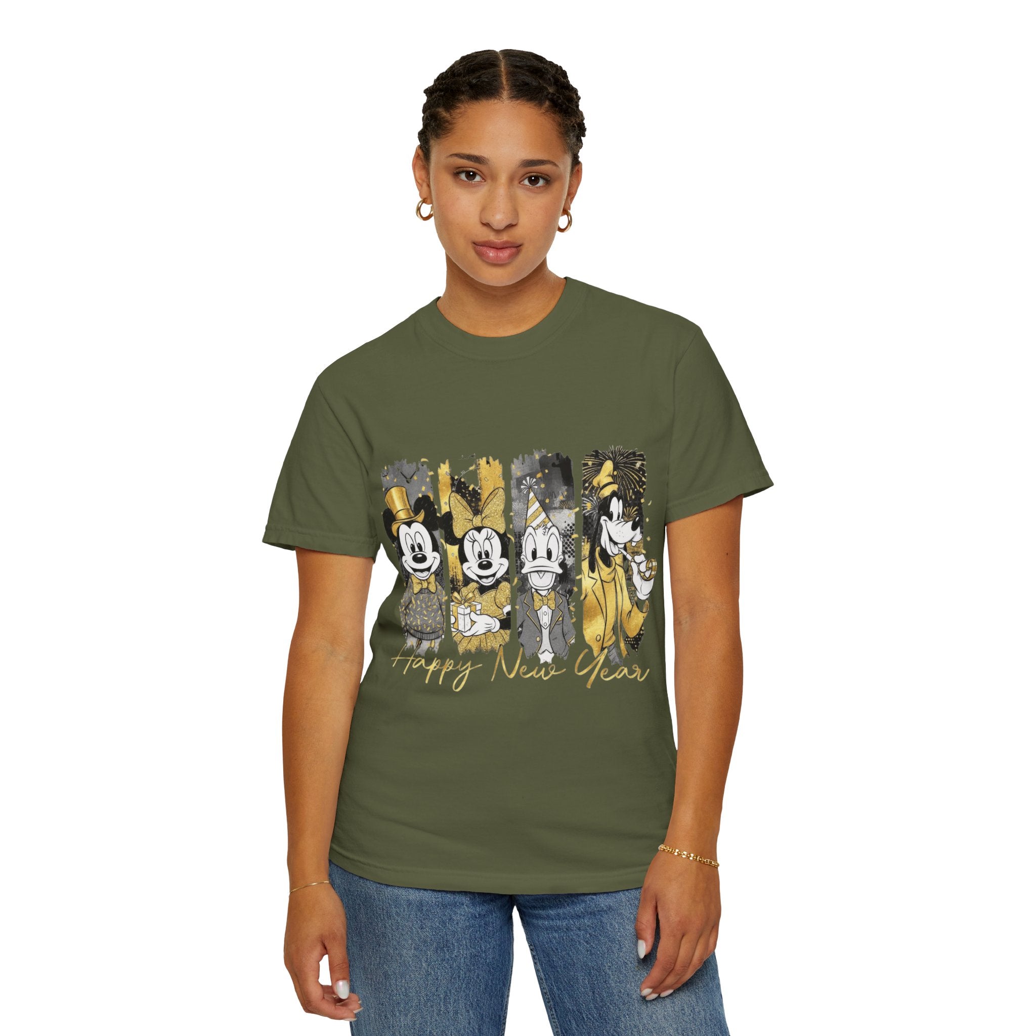 New Year Mickey & Friends T-Shirt  'Happy New Year' Graphic Tee