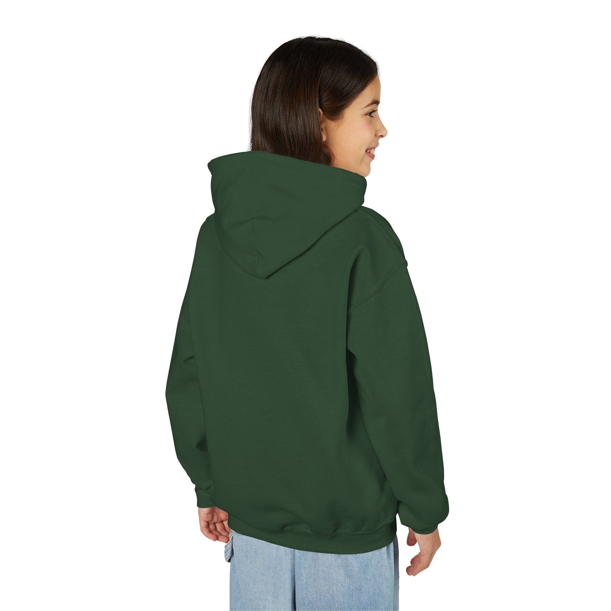 Youth Hoodie  Grinch Christmas Scene with 'Maybe Christmas' Quote
