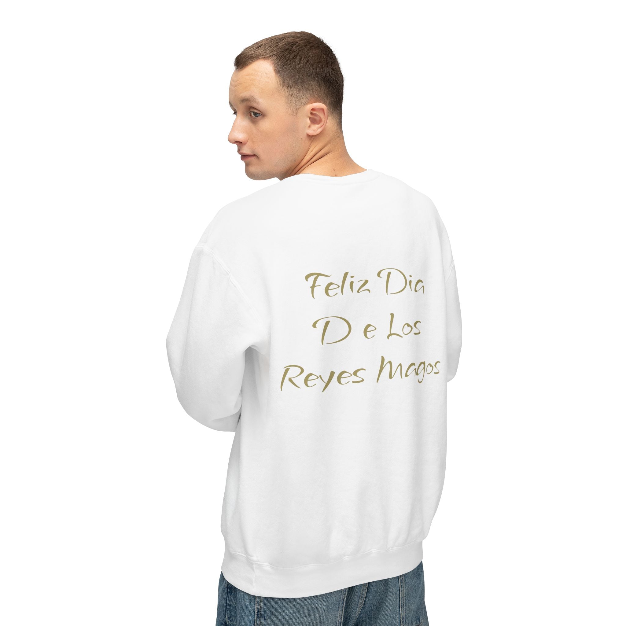 Three Kings Sweatshirt  'Feliz Día De Los Reyes Magos' Holiday Crewneck Christmas T-shirts and sweaters