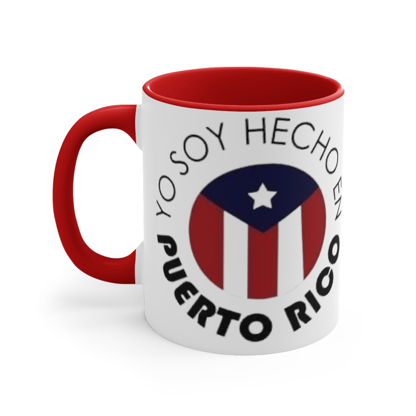 Puerto Rican Flag Mug Colorful Accent Mugs, 11oz