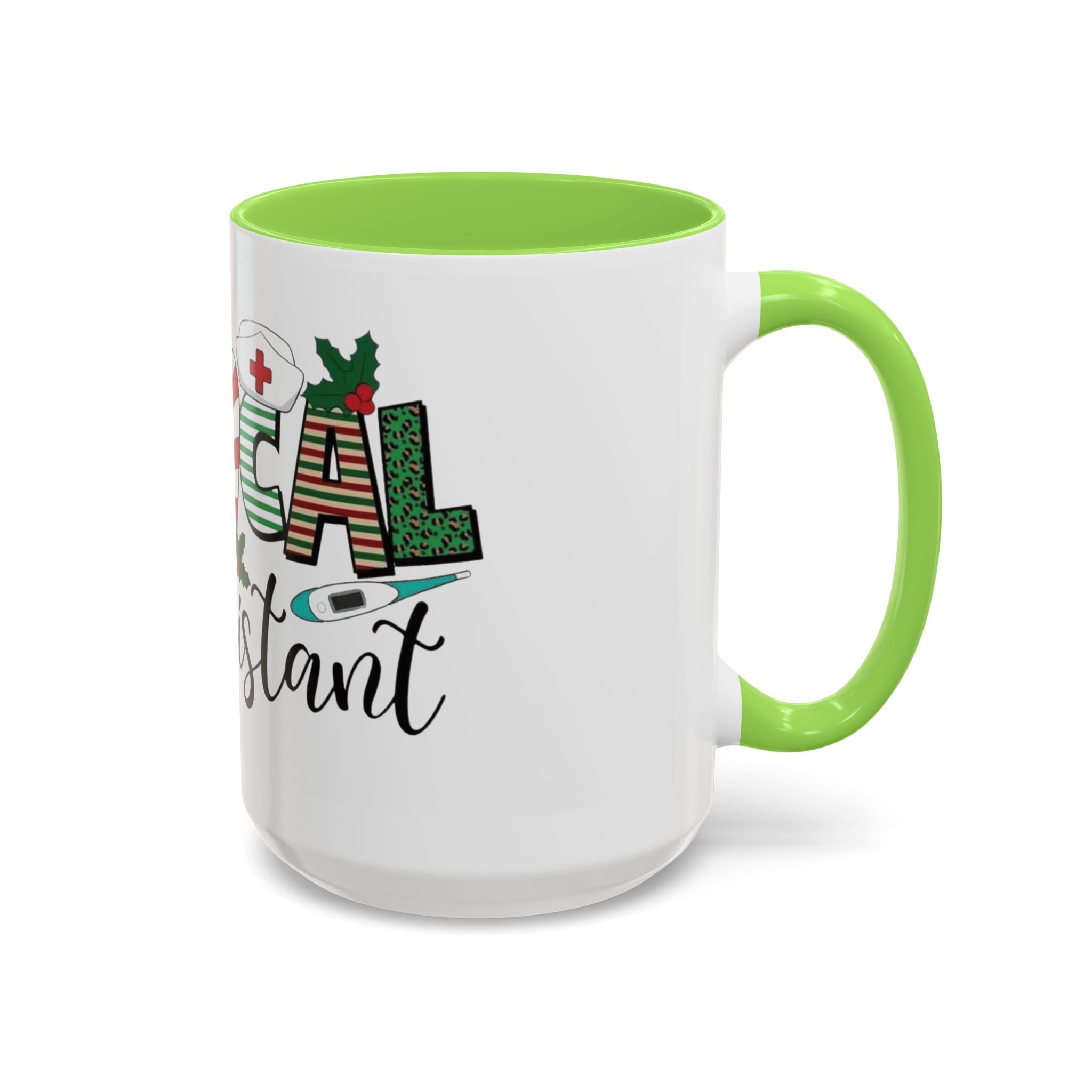Medical Assistant Christmas Mug — Festive Colorful 11oz/15oz Coffee Cup Medical Christmas Mug