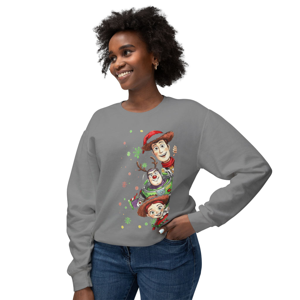 Christmas Toy Cowboy Crewneck Sweatshirt  Festive Woody & Friends Holiday Sweatshirt Cartoon Christmas T-shirts and Sweaters