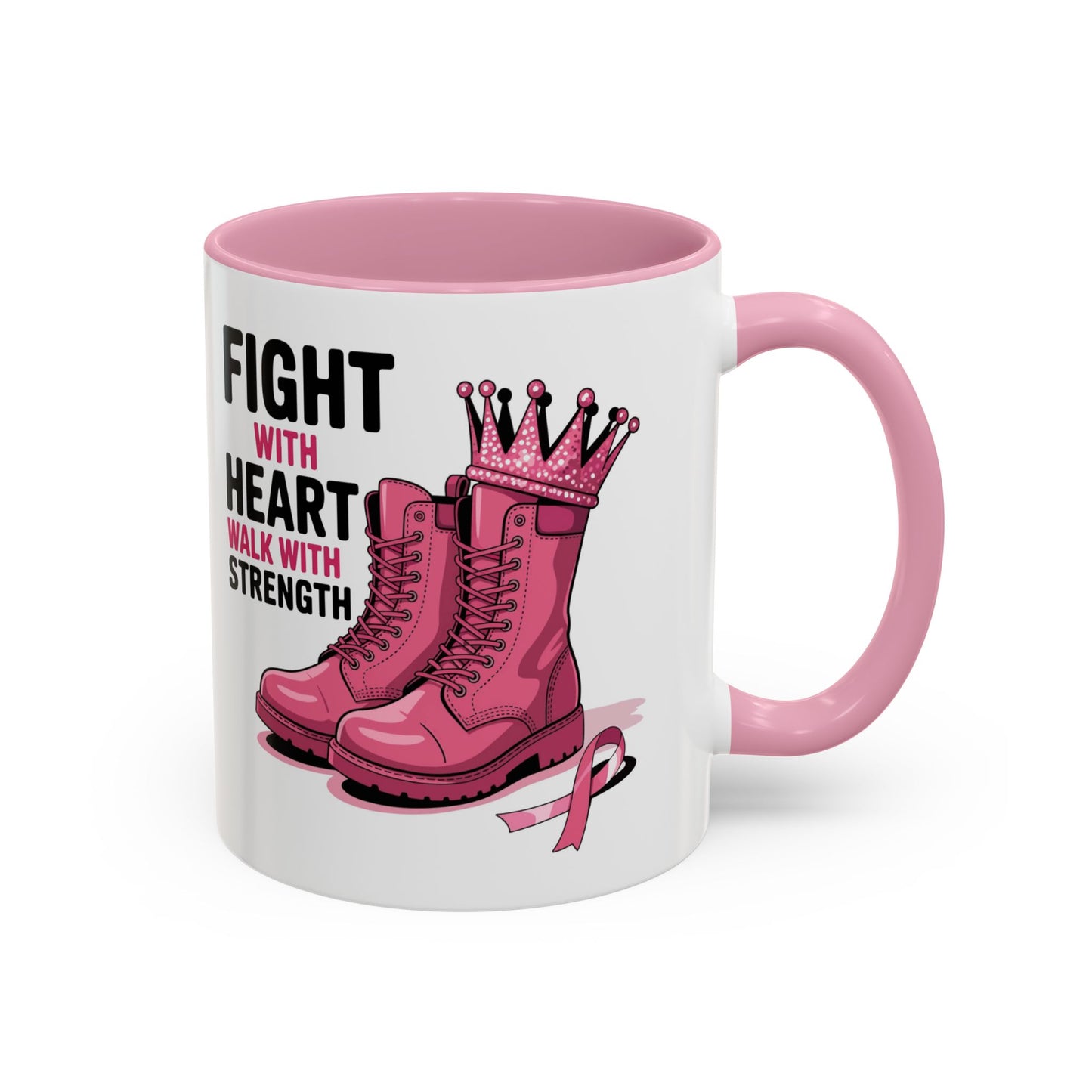 You Beat It! Cancer Survivor Mug | Motivational Gift for Her or Him | Warrior Mug