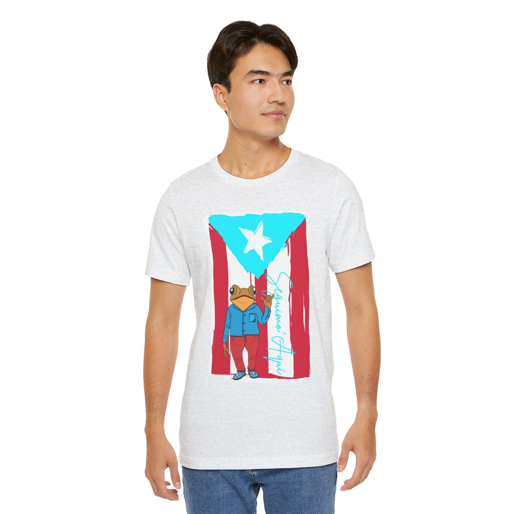 Puerto Rican Coqui Flag T‑Shirt  Boricua Pride Tee