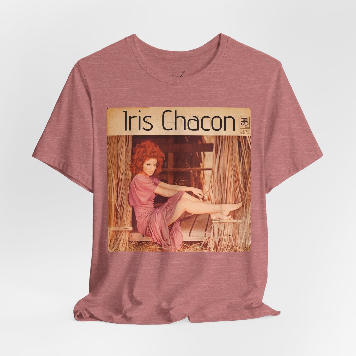 Retro Iris Chacon Unisex Tee, Vintage Music Shirt, Bohemian T-Shirt, Gift for Her, 90s Style Top