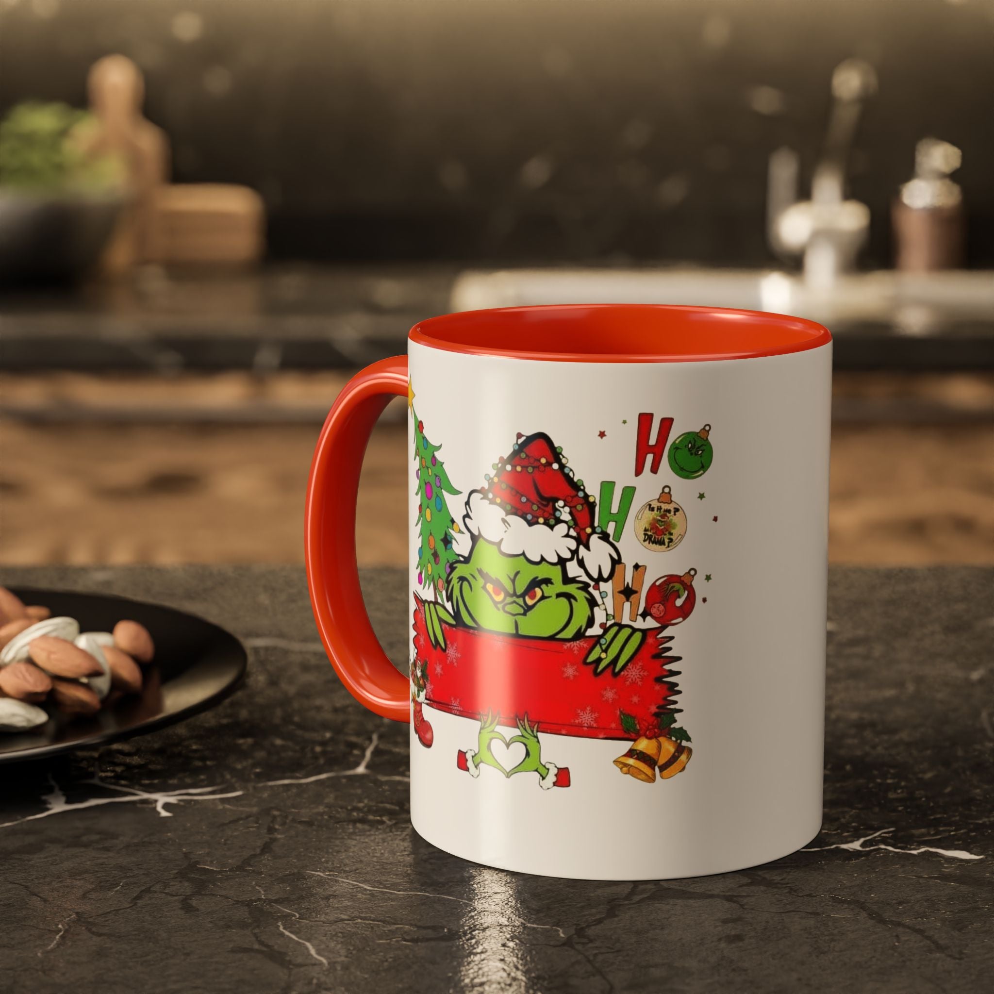 Christmas Grinch Mug (11oz & 15oz)  Funny Holiday Coffee Cup with Grinch Illustration Christmas Mugs Collection!