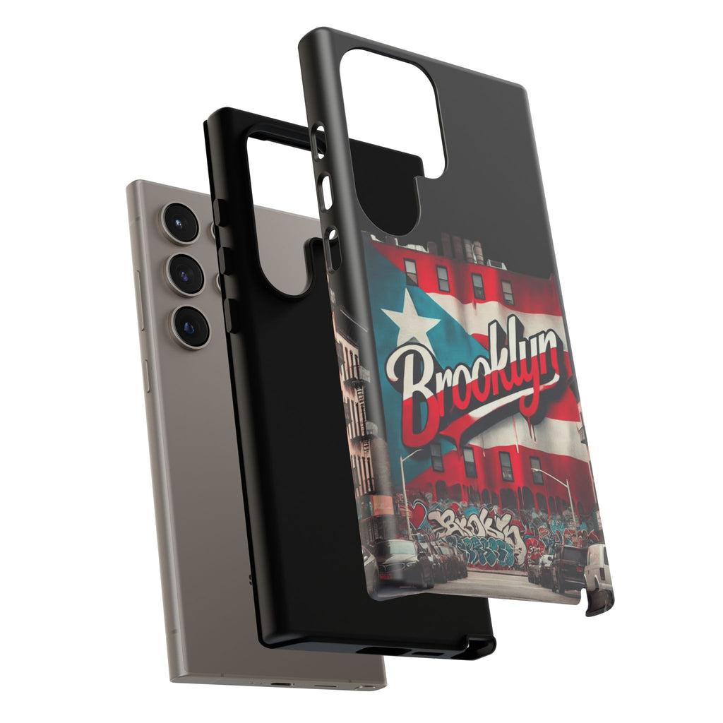 Brooklyn Street Art Phone Case  Urban Graffiti Protective Cover