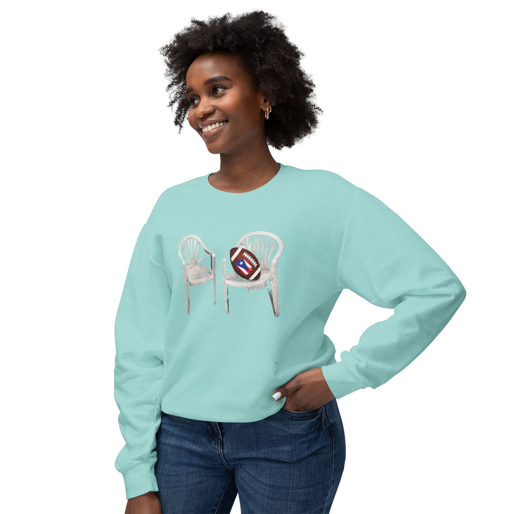 Benito Super Bowl 94 Puerto Rico Shirt Chair Vibes Crewneck Sweatshirt