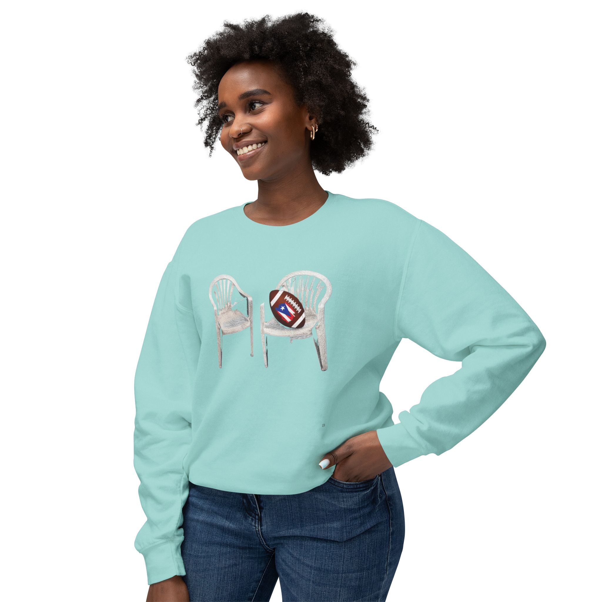 Benito Super Bowl 94 Puerto Rico Shirt Chair Vibes Crewneck Sweatshirt