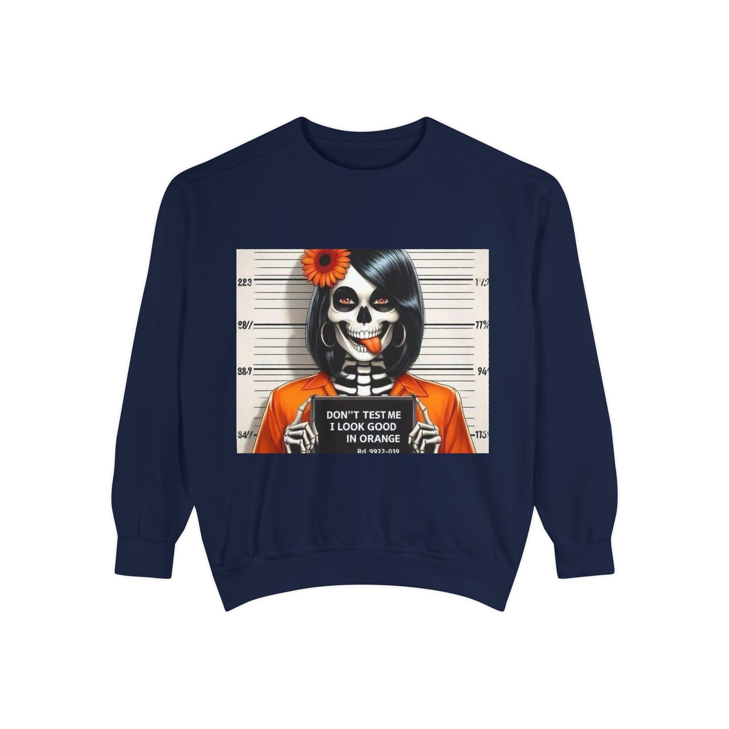 “Too Cool to Be Cold” Funny Sweater Unisex Skull Sweatshirt with Quote | Cozy Halloween Fashion, Gift for Fall Celebrations,