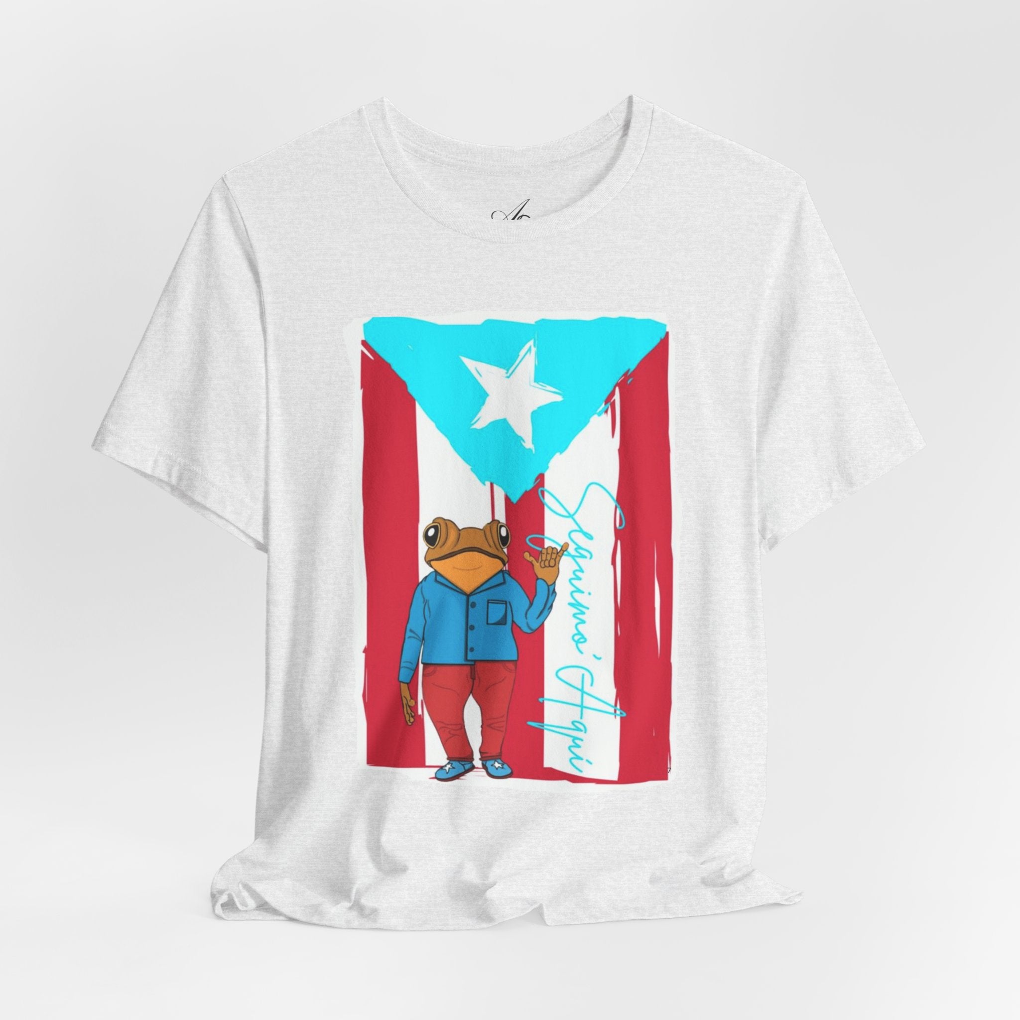 Puerto Rican Coqui Flag T‑Shirt  Boricua Pride Tee