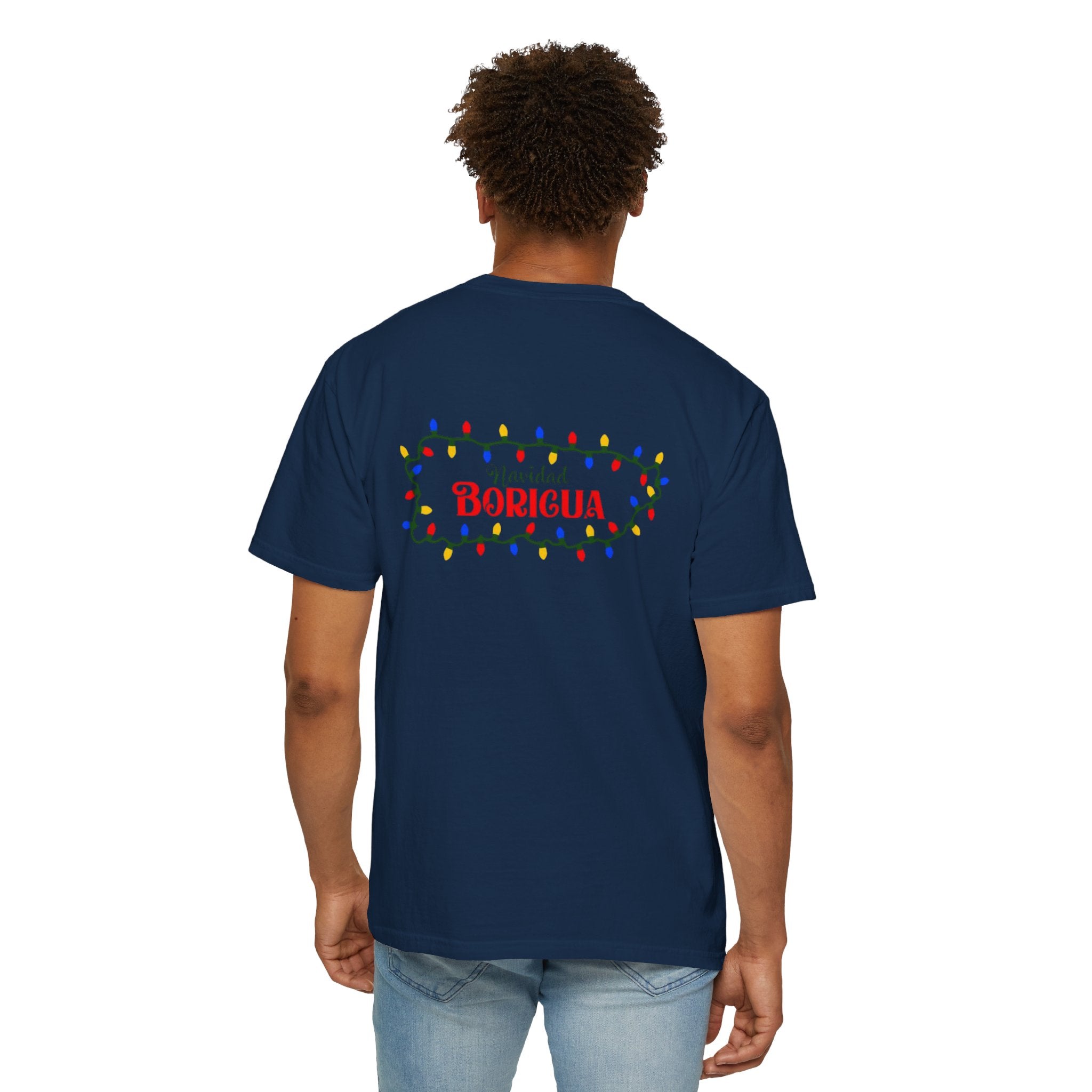 Medalla Light Beer T-Shirt  Navidad Boricua Holiday Tee Puerto Rico’s Navidades