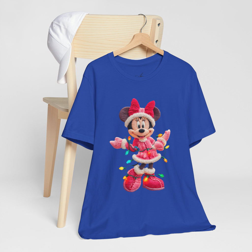 Minnie Mouse Holiday Lights T-Shirt Festive Holiday Designs