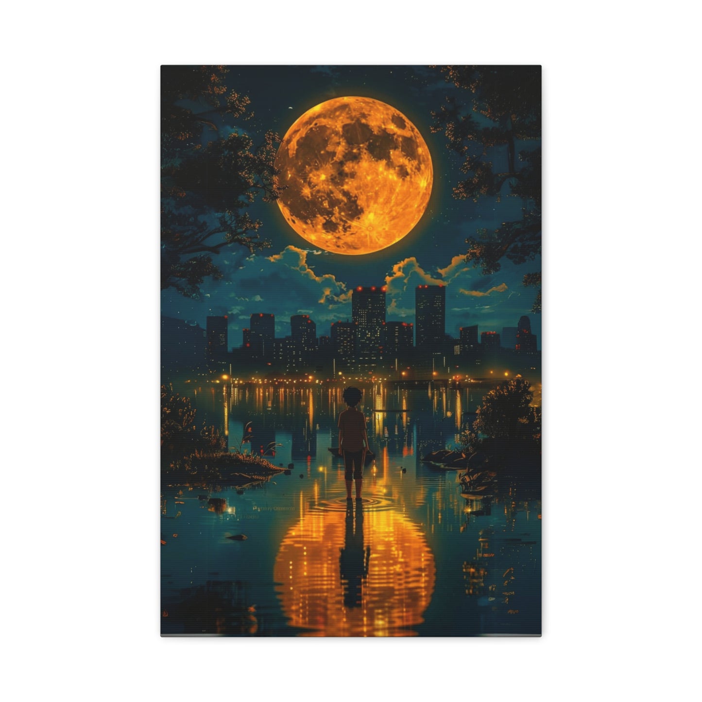 Because words have the power to move you let them live on your wall, Unique Nightscape Decoration, Perfect for Any Occasion