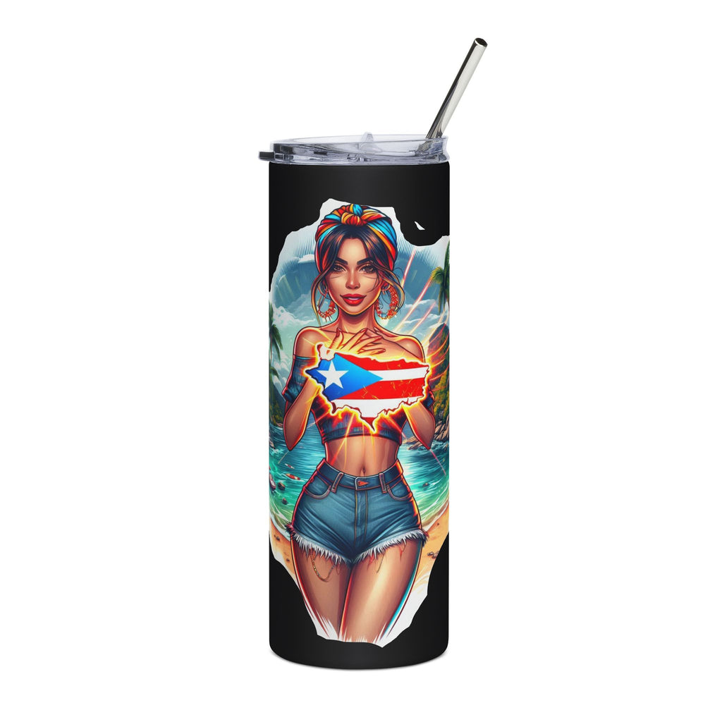 Island Pride in Every Sip Tropical Island Tumbler