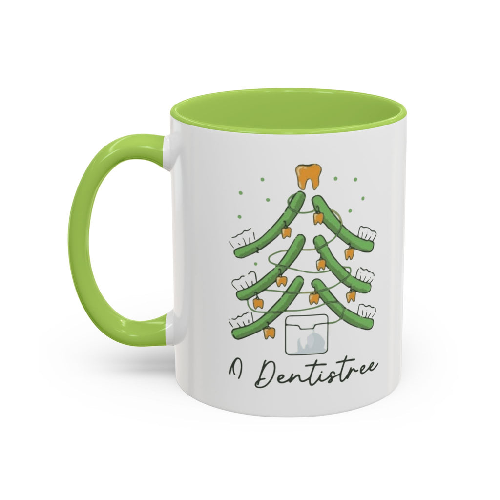 Dentist Christmas Mug - 'A Dentistree' Holiday Coffee Cup (11/15oz)