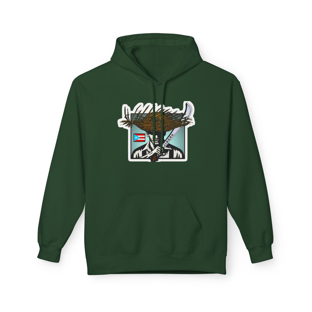 Gíbaro Hoodie  Puerto Rican Pride Pullover with Flag Machete Design